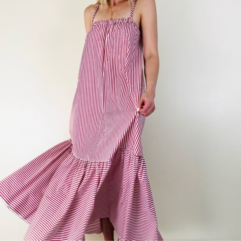 Zara Women's striped Maxi Dress